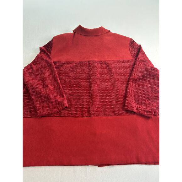 Vintage Jolibel‎ Red Button Up Woven Shirt Jacket Size 24 Canada - Picture 9 of 9